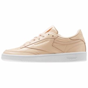 Adidasy Damskie Reebok Club C 85 Patent Różowe/Białe PL 81YVFAK